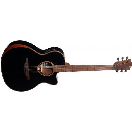 Guitarras Lag Lag GLAT118ABCE-BLK Guitarra electroacústica Edición limitada Bisel Black