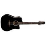 Takamine EF381DX Dreadnought Cutway 12 cuerdas Negra