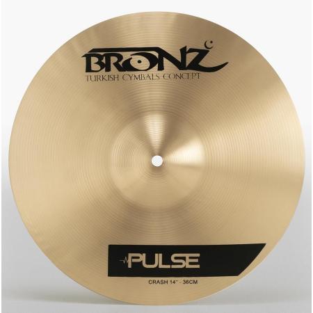 Platos de batería Bronz Crash 14" B20 Pulse Series