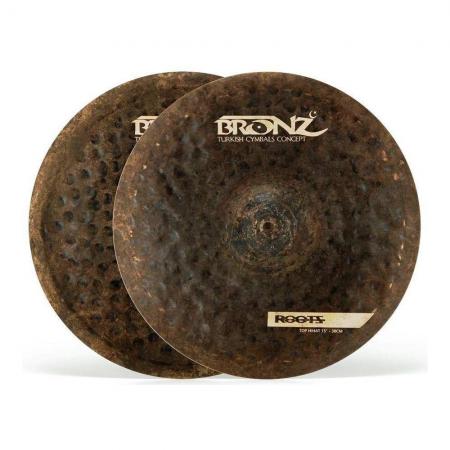 Platos de batería Bronz Hi Hat 15" B20  Roots Formula Series