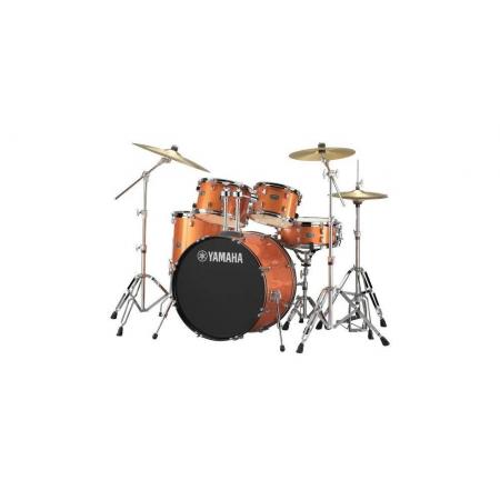 Baterías Acústicas Yamaha Yamaha Rydeen Standard Orange Glitter + Paiste Set