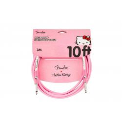 Cables para Instrumentos Fender Original 10' Cable Hello Kitty Pink Cable Guitarra