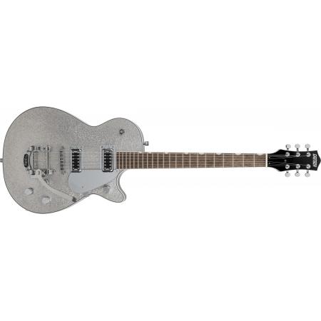 Guitarras Eléctricas Gretsch G5230T Electromatic Sparkle Jet FT Single-Cut with Bigsby Laurel Fingerboard Silver Sparkle