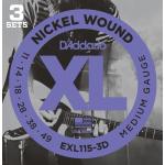 Daddario EXL115-3D - xl blues jazz rock [11-49]