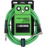 Boss BIC10AGN Acodado 3 Metros Verde Cable Instrumento