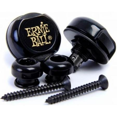 Enganches de seguridad Ernie Ball 4601 Straplock Enganche Correa Negro
