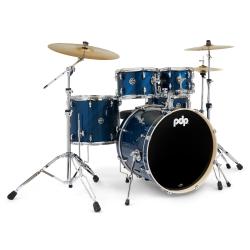 Batería Acústica PDP by DW PDMA2215KTTB MainStage Twisted Blue Steel + Set de platos Paiste
