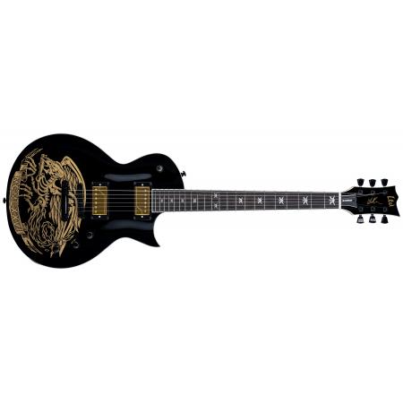 Guitarras Eléctricas LTD LTD WA-WARBIRD Black con estuche