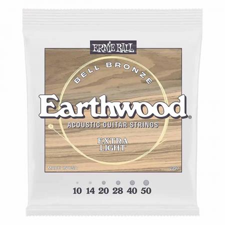 Cuerdas Guitarra Acústica Ernie Ball CEB2350 Earthwood Bell Bronze Extra Light 10-50