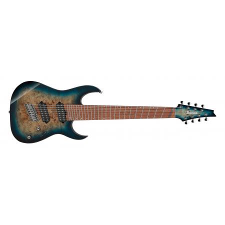 Guitarras Eléctricas Ibanez Ibanez RGMS8PB-CBS Guitarra eléctrica 8 cuerdas Cosmic Blue Starburst