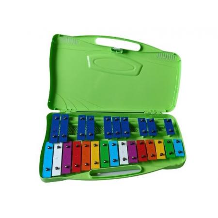 Percusión Infantil Alysee MT25-C-GR Verde Metalófono infantil 25 notas de colores