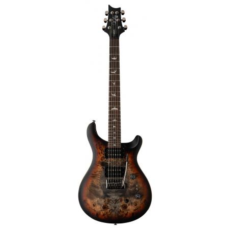 Guitarras Eléctricas PRS PRS SE ''EXOTIC'' CUSTOM 24-08 Poplar Burl Charcoal Cherry Midnight Burst LTD