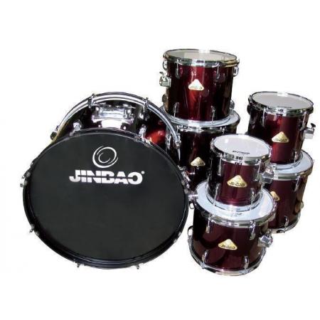 Cajas de Batería tom Jinbao 1106B de 12x10 rojo