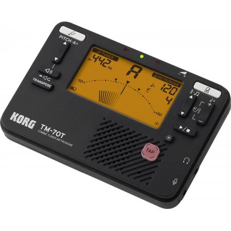 Afinadores y Metrónomos Korg Tm-70T Bk Afinador