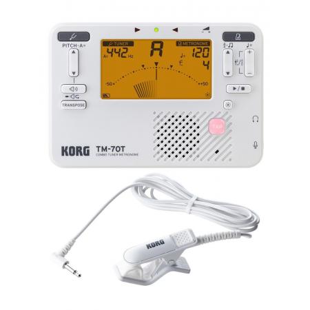 Afinadores y Metrónomos Korg Tm-70C Wh Afinador