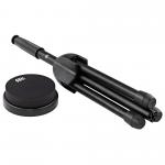 Meinl MMP4BK-MPPS Marshmallow Set de Pad de Prácticas de Batería 4" con Soporte 