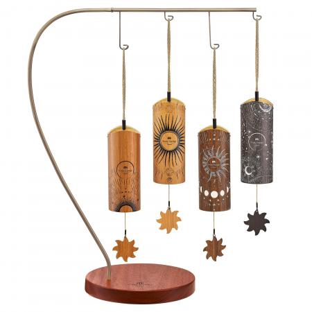 Instrumentos de Percusión Meinl Sonic Energy CBCS4SET Set Cosmic Bamboo Set de Chimes con soportes