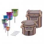 Sonic Energy ESOLCSBSET Set de Cálices Cantores con Fundas