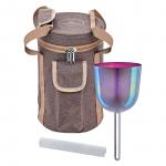 Sonic Energy ESOLCSB741 Cáliz Cantor 3,75" Sol 741 Hz con Funda y Mazo