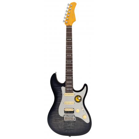 Guitarras Eléctricas SIre Larry Carlton S7 FM New Gen TBK (Roasted) Trans Black