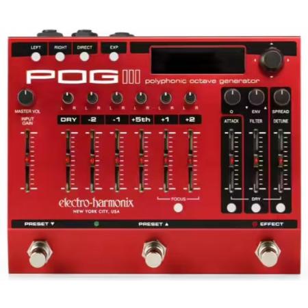 Pedales Electro Harmonix POG3 Octave Generator