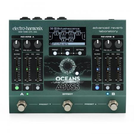 Pedales Electro Harmonyx OCEANS ABYSS Advanced Reverb Laboratory