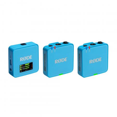 Sistemas y Micrófonos Inalámbricos  Rode Wireless Go Gen 3 Sistema de micrófono compacto Blue