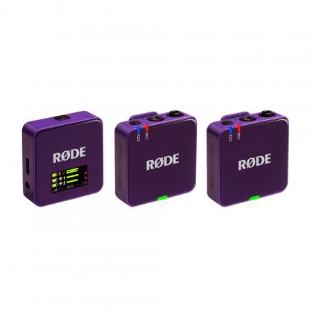 Sistemas y Micrófonos Inalámbricos  Rode Wireless Go Gen 3 Sistema de micrófono compacto Purple