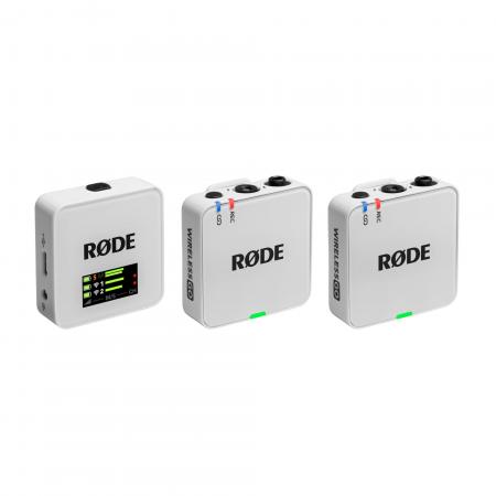 Sistemas y Micrófonos Inalámbricos  Rode Wireless Go Gen 3 Sistema de micrófono compacto White