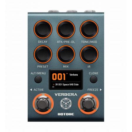 Pedales de guitarra Hotone VERBERA NC-200 Pedal procesador de efectos de Reverb