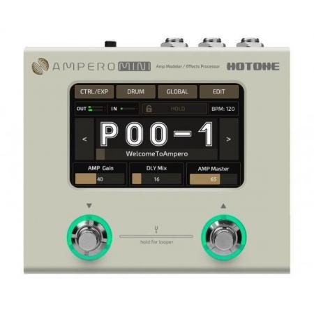Pedales de guitarra Hotone Ampero Mini Vainilla