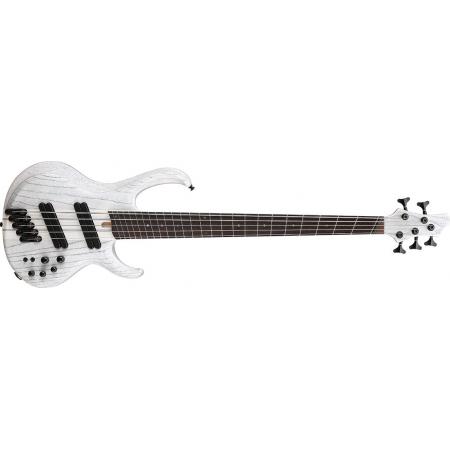 Bajos Eléctricos Ibanez Ibanez BTB865MS-TWF Bass Workshop Transparent White Flat