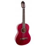 Valencia VC214 Trans Wine Red Guitarra Clásica