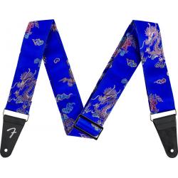 Correas Guitarra Fender Satin Dragon Strap Ryl Blue Correa de Guitarra