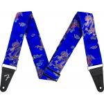 Fender Satin Dragon Strap Ryl Blue Correa de Guitarra