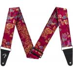 Fender Satin Dragon Strap Wine Correa de Guitarra
