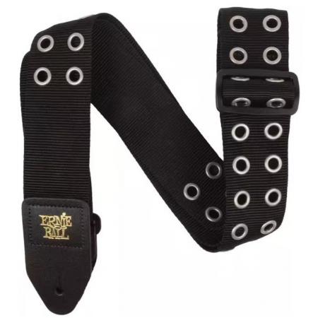 Correas Guitarra Ernie Ball 5397 Correa Guit/Bajo Premium Hole Lotta Metal Silver