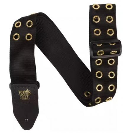 Correas Guitarra Ernie Ball 5398 Correa Guit/Bajo Premium Hole Lotta Metal Gold