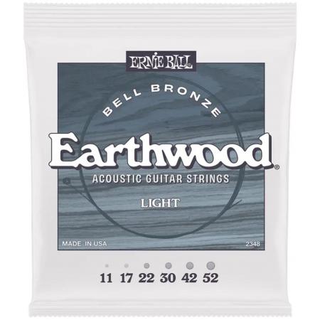Cuerdas Guitarra Acústica Ernie Ball CEB2348 Earthwood Bell Bronze Light 11-52