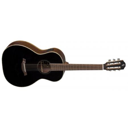 Guitarras Electroacústicas Baton Rouge X54S/PE-BT Parlor Guitarra Electroacústica Negra