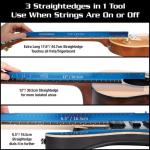Music Nomad MN820 Tri-Beam Regla De Longitud De Escala De Guitarras