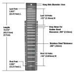 Music Nomad MN801 Fretboard Protector Para Trastes Para Gibson
