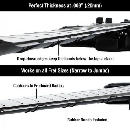 Otros accesorios guitarra Music Nomad MN800 Fretboard Protector Para Trastes Escala F-25.50"