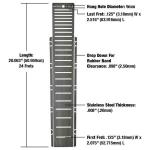 Music Nomad MN800 Fretboard Protector Para Trastes Escala F-25.50"