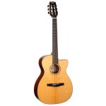 Cort GOLD-OC8 Nylon NAT Guitarra clásica electrificada con funda