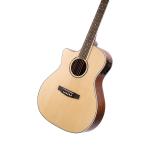 Cort GA-MEDX OP Guitarra Electroacústica Open Pore con funda