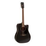 Cort AD880CE BK Guitarra Acústica Black con funda