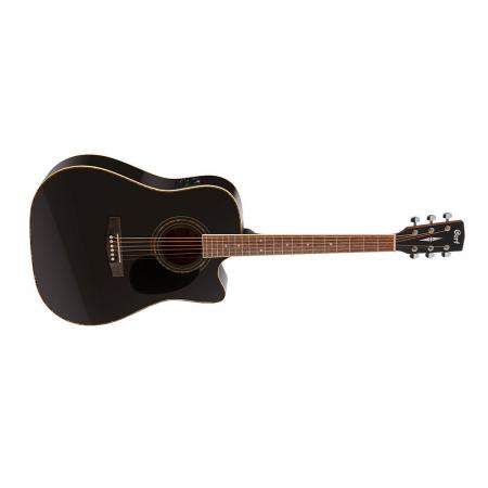 Guitarras Electroacústicas Cort Cort AD880CE BK Guitarra Acústica Black con funda