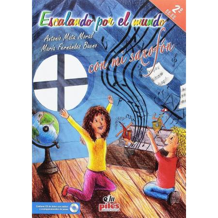 Libros Escalando por el Mundo con mi Saxofón 2 EE.EE. + CD