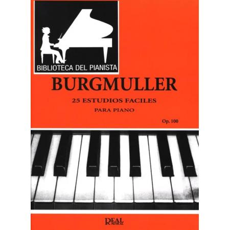 Libros Burgmuller, Friedrich | 25 Estudios Fáciles Op. 100